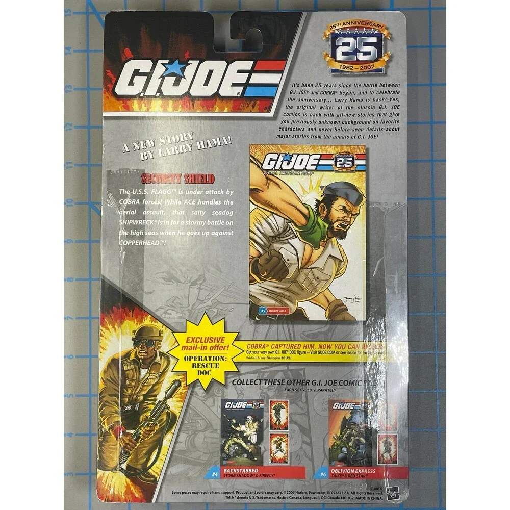 G.I. Joe Comic Pack Copperhead Shipwreck Action Figure Copper Head Ship Wreck GI